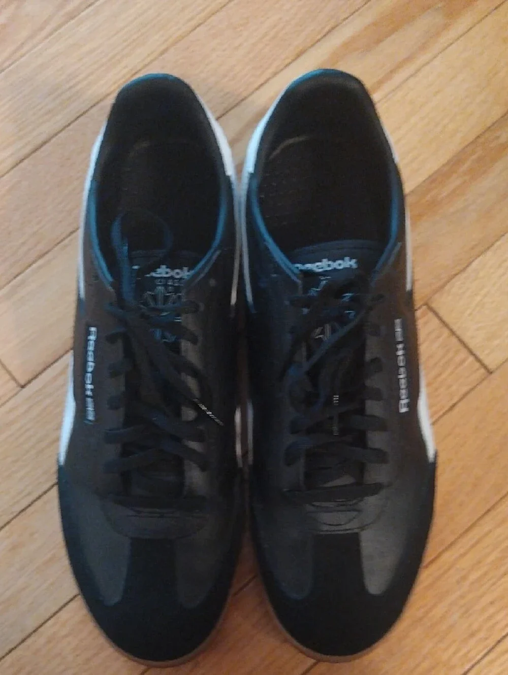 Reebok Campio XT Black and White Men's Athletic Sneakers